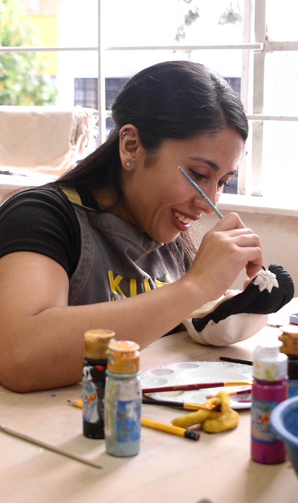 Participante pintura en frio 2