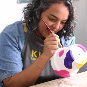 Pintura en frio participante